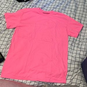 bright pink t-shirt